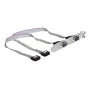 Cable serie DeLOCK 89268 0,4 m conector macho DB-9