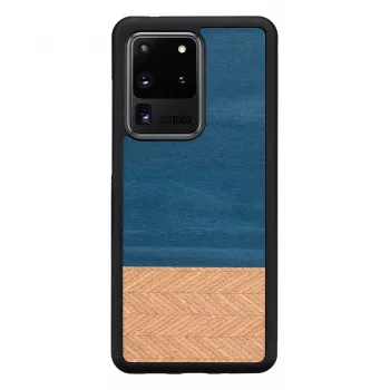 Funda para smartphone Man and Wood Galaxy S20 Ultra denim negro