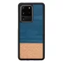 Funda para smartphone Man and Wood Galaxy S20 Ultra denim negro