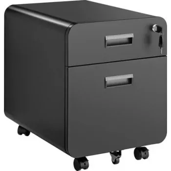 SpeaKa Professional Rollcontainer SP-MFC-001 Negro mate An x Al x Pr 394 500 1 ud. (SP-13497416)