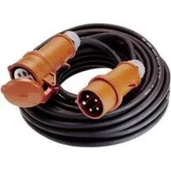 as-Schwabe cable de extensión CEE goma 400V 32A 25 m (60369)