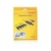 DeLock adaptador USB2.0 > 4 x serie - adaptador serie - USB - RS-232 x 4 (61887)