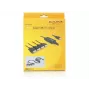 DeLock adaptador USB2.0 > 4 x serie - adaptador serie - USB - RS-232 x 4 (61887)