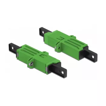 Acoplador de fibra óptica DeLOCK E2000 simplex hembra a hembra
