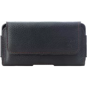 honju horizon bolsa de cinturón de cuero auténtico | Apple iPhone | negro | Bulk | HHAPPLE (HHAPPLE)
