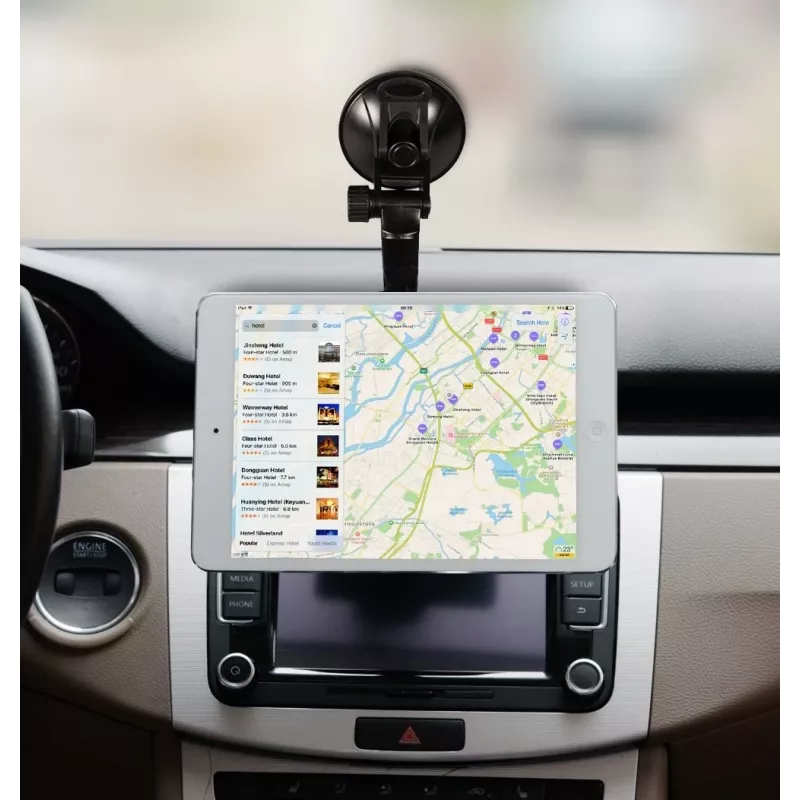 Soporte magnético para tablet para coche MACLEAN MC-822 — ángulo de visión ajustable, compatible con tablets