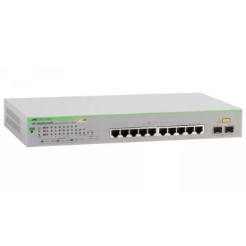 Allied Telesis GS950/10PS Managed Gigabit Ethernet (10/100/1000) Power over Ethernet (PoE) Verde, Gris