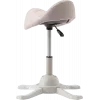 Asiento ergonómico de equilibrio Up Up Toronto blanco, tejido marfil, pistón de gas más largo
