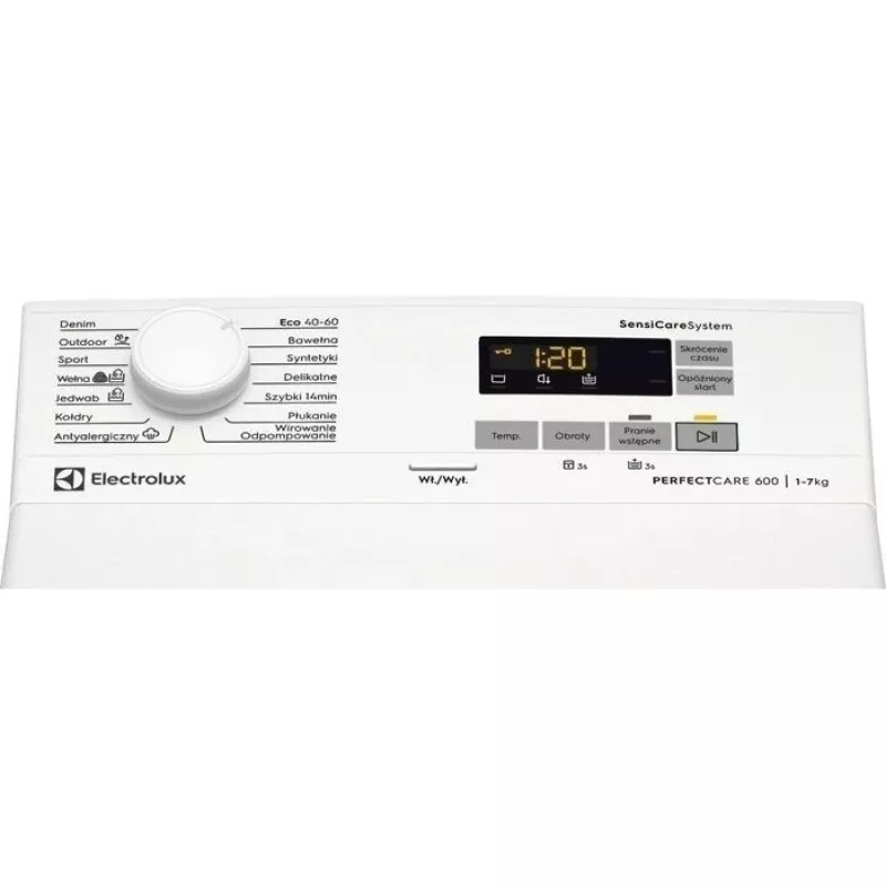 Lavadora Electrolux EW6T537P 7 kg, clase de eficiencia energética A