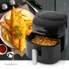 Freidora Nedis KAAF170BK Individual 7,2 l De pie 1800 W Freidora de aire Negro