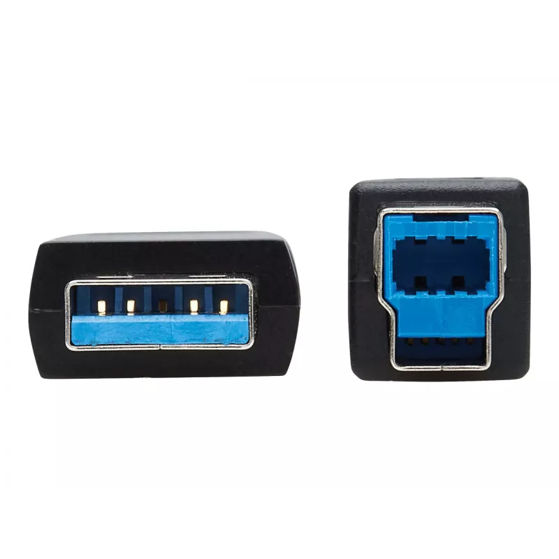 Eaton Tripp Lite Serie cable de fibra óptica activo (AOC) USB 3.2 Gen 1 plenum certificado - A/B M/M, negro, 20 m - cable USB - USB Type-A (M) a USB Type-B (M) - USB 3.2 Gen 1 - 20,0 m - P