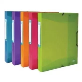Caja de archivo Elba 400006525 300 hojas azul verde naranja rosa lila