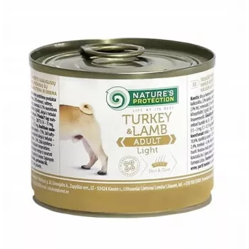 NATURE'S PROTECTION Adult Light Pavo y Cordero - Alimento húmedo para perros - 200 g