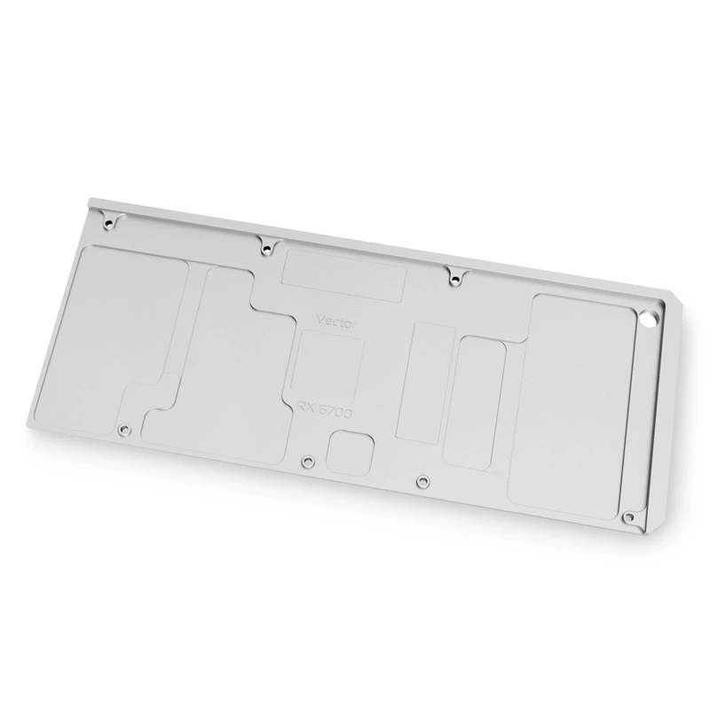 EK Water Blocks EK-Quantum Vector RX 6700XT backplate, blanco
