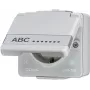 Caja empotrable tipo F JUNG 620 NAW