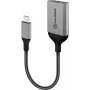 ALOGIC Ultra Series Charging Combo Adaptador - Adaptador USB - 24-Pin USB-C (M) a 24-Pin USB-C (H) - 10 cm - Alimentación + audio por USB, compatible con Power Delivery 3.0 - Negro