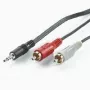 ROLINE Cable de audio - Minijack estéreo macho a RCA macho