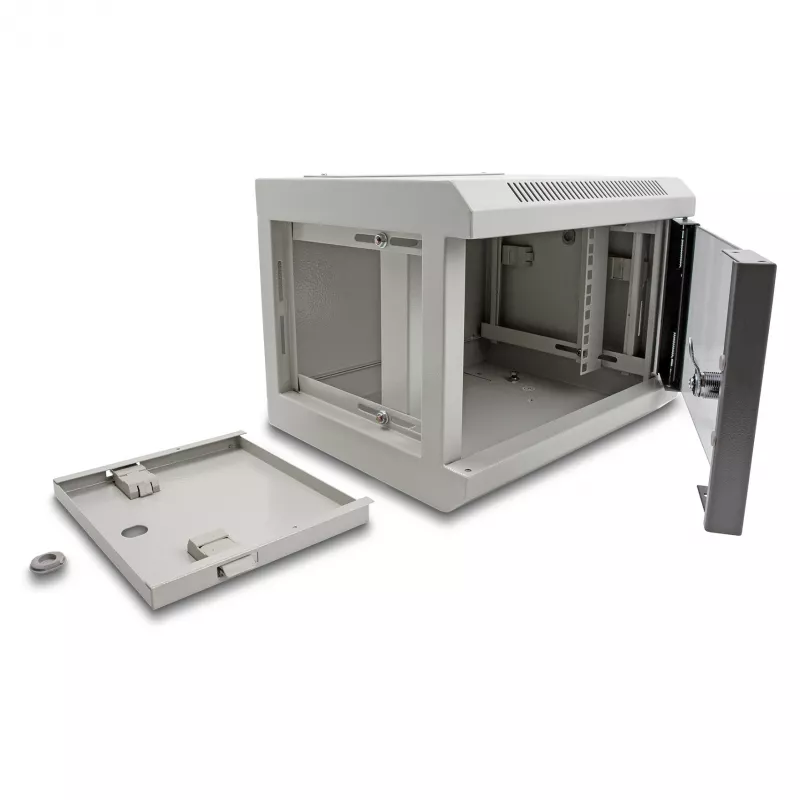 Armario de pared DeLOCK armario de red de 10 inch 4U gris