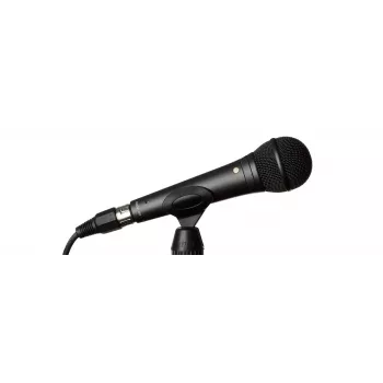 Micrófono dinámico de escenario RØDE M1 — con cable XLR, 75–18.000 Hz, sensibilidad -56 dB, 320 Ω, Negro