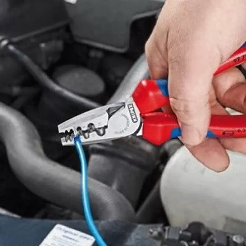 Herramienta combinada crimpadora de cables Knipex 97 78 180 T