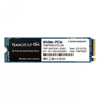 Team Group MP33 - SSD - 2 TB – Interno – M.2 2280 – PCIe 3.0 x4 (NVMe) – Negro (TM8FP6002T0C101)