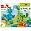 Juguete de construcción LEGO DUPLO 10451 Dinosaurios sobre ruedas set 3 en 1, 108 piezas, edad 3+, altura 220 mm