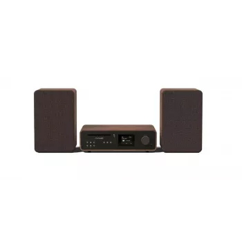 Pure Classic Stereo HiFi-Audiosystem 100W DAB+ Bluetooth Wi-Fi CD negro nogal