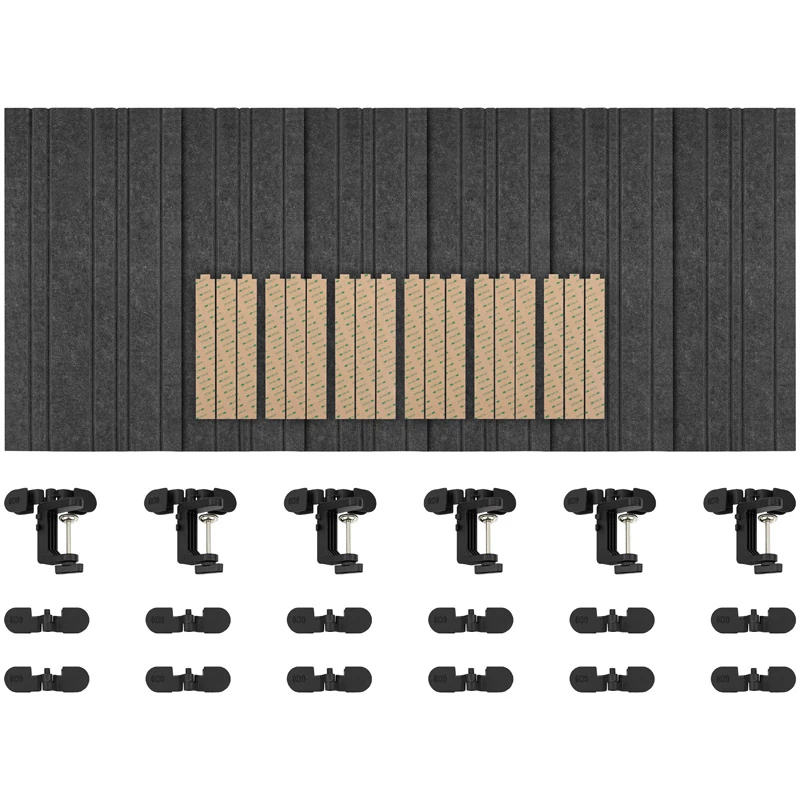 Streamplify ACOUSTIC PANEL - pack de 6, gris