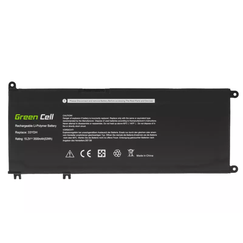 Batería Green Cell DE138 para DELL Inspiron G3 G5 G7 Latitude