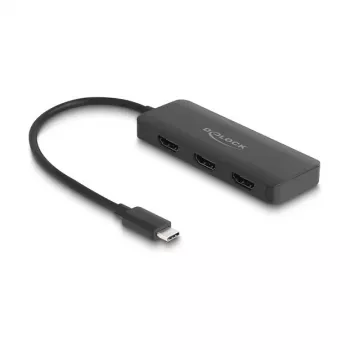 Splitter USB Type-C DeLOCK DP Alt Mode a 3 x HDMI MST 4K 60 Hz