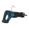 Makita DJR187Z sierra de sable a batería, 18 V Li-Ion, carrera de 32 mm, 2.300–3.000 carreras/min, sin batería, negro/azul