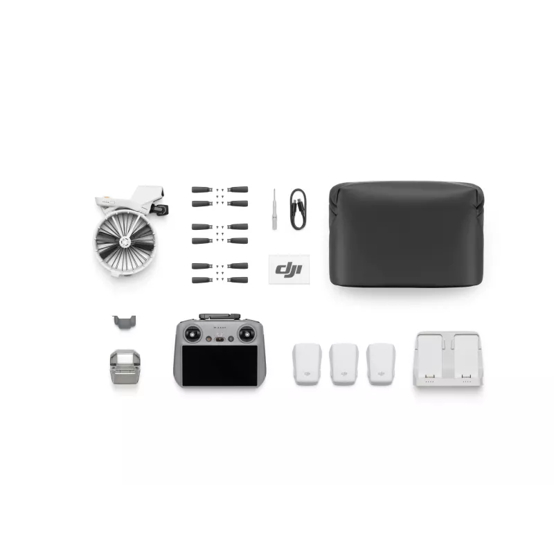 DJI Flip Fly More Combo (DJI RC 2) dron con cámara, 4K/60fps HDR, 48 MP, CMOS de 1/1,3″, 3 baterías