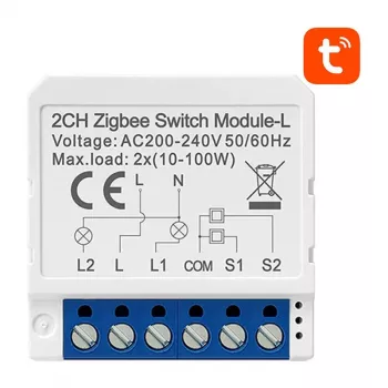 Módulo de interruptor inteligente Avatto LZWSM16-W2 ZigBee — no requiere neutro, módulo de relé empotrable