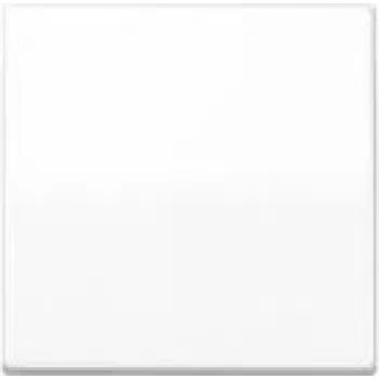 Placa de pared / tapa de interruptor Jung AS101WW, sin tornillos de plástico, de una pieza