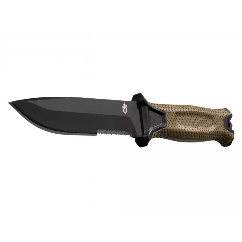 Cuchillo de supervivencia GERBER Strongarm Fixed Serrated Coyote