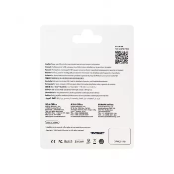 Tarjeta de memoria microSDXC PATRIOT 512GB V30 U3 Clase 10, lectura 90 MB/s, escritura 80 MB/s, con interruptor de protección contra escritura