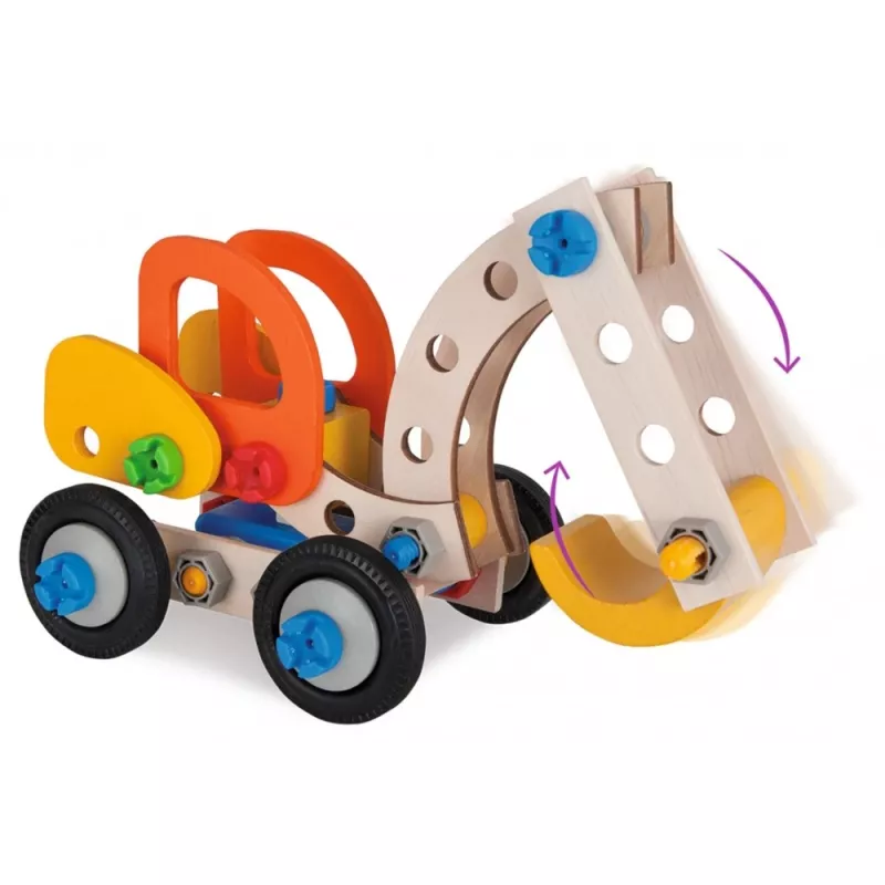 Juego de construcción, excavadora, kit 90 piezas