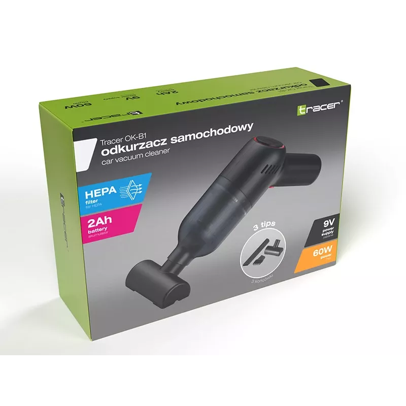 Aspirador Tracer OK-B1 negro