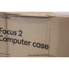 SALE OUT. Fractal Design | Focus 2 | Ventana lateral | RGB Black TG Clear Tint | Torre Midi | EMBALAJE DAÑADO | Fuente de alimentación no incluida | ATX