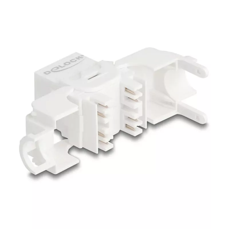 Delock 90722 Módulo Keystone RJ45 a LSA Cat.6A UTP, 180 grados, sin herramientas
