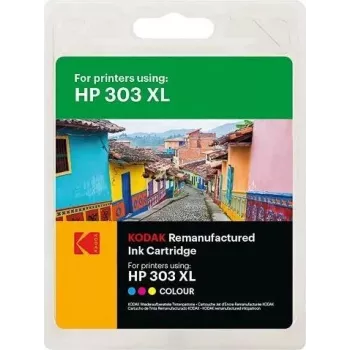 Cartucho de tinta compatible Kodak 303XL (T6N03AE) para HP, Cian/Magenta, 18 ml