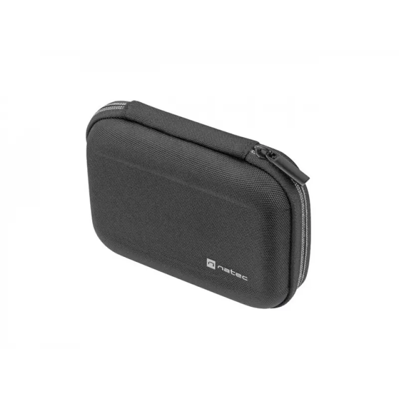 NATEC Krill 2 funda de viaje organizadora para HDD/SSD/accesorios/cables negra