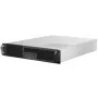 Chasis para servidor en rack SilverStone RM23-502, ATX, USB 3.0 - 2U - Negro