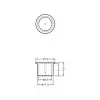 Tapa protectora para conector hembra F DeLOCK 60165