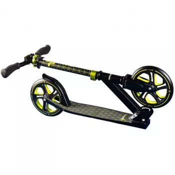 Patinete de aluminio Pro 215 mm (negro/lima)