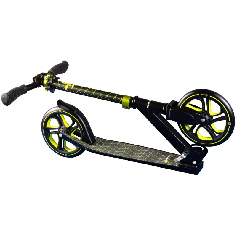 Patinete de aluminio Pro 215 mm (negro/lima)