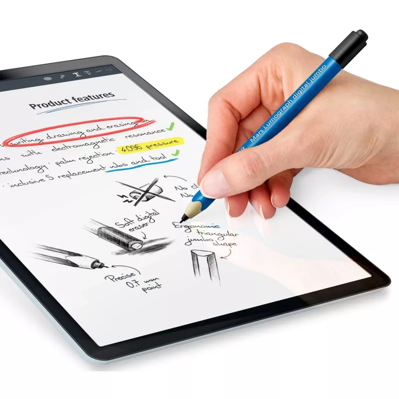 Staedtler Mars Lumograph Digital Jumbo lápiz digital, azul