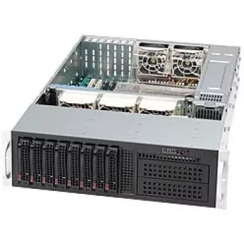 Carcasa de servidor Supermicro 3U 8x 3,5 pulgadas Hot-Swap SAS/SATA 2x 800W
