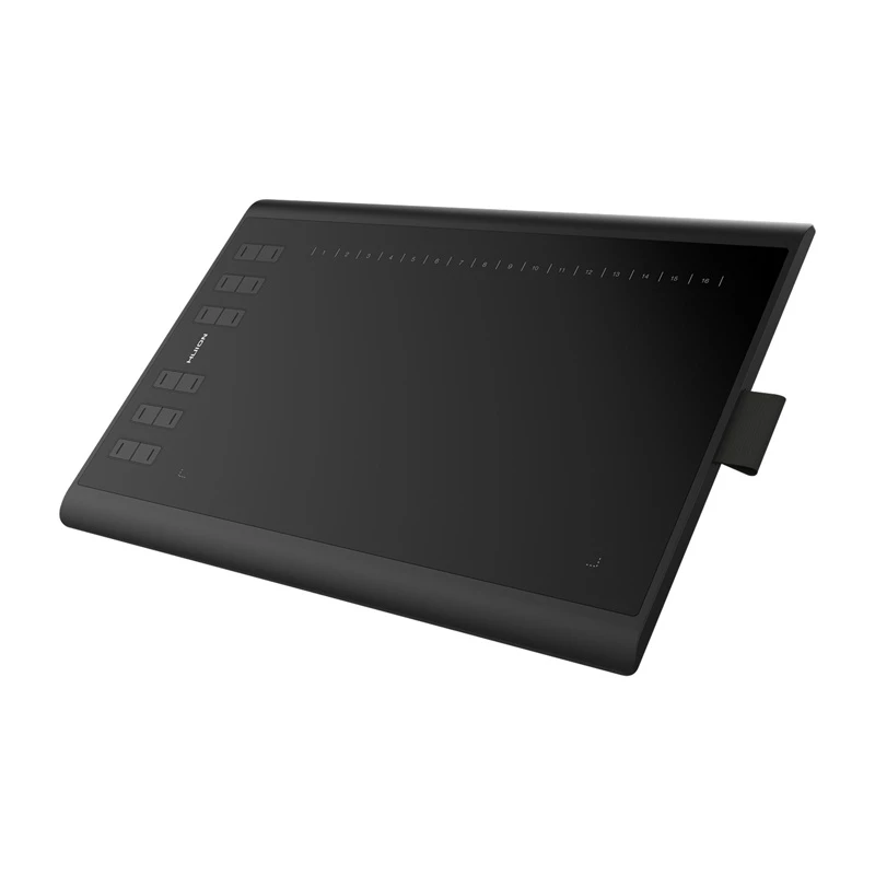 Tableta gráfica HUION H1060P — superficie de trabajo de 250 x 160 mm, 5080 lpi, 8192 niveles de presión, USB