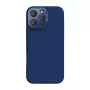 Funda protectora magnética Nillkin LensWing para Apple iPhone 16 Pro Max — azul, compatible con MagSafe, borde de cámara elevado